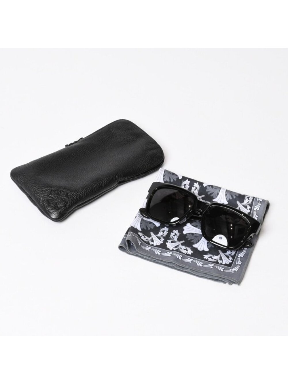 Chrome Hearts Box Officer Sunglasses Dagger Black 56 Eyewear